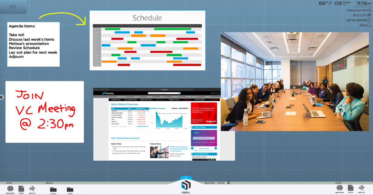 T1V ThinkHub - Software for Collaboration Rooms